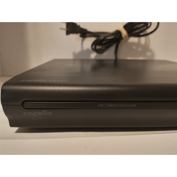 Capello DVD/CD player Model CVD2216BLK Black NO Remote,  Pre-owned Tested - Picture 3 of 7